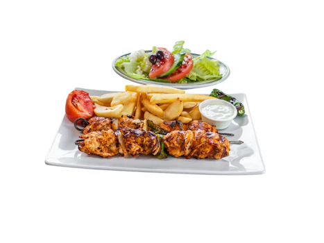 Photo of Chicken Kebab Meal (Two Skewer)