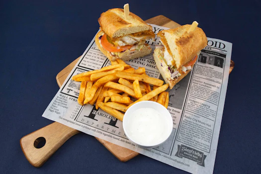 Photo of Deep Fried Cod Fish Sandwich