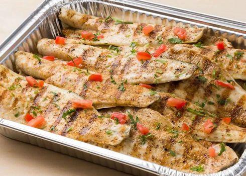 Photo of Tray of Branzino Protein Only