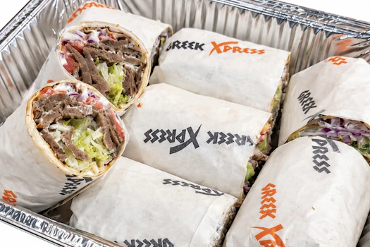 Photo of Half Tray of Gyro Wraps