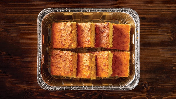 Photo of Half Tray of Cornbread