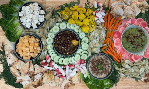 Photo of 10-Person Mediterranean Mezze Board