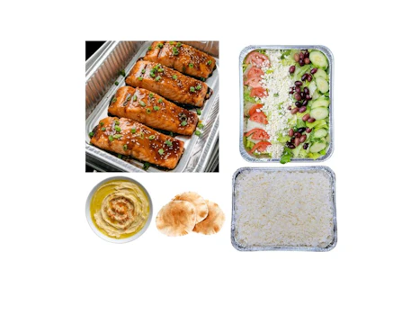 Photo of Baked Salmon Combo Meal Small - 6ppl