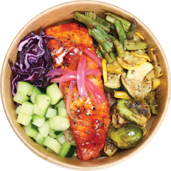 Photo of Teriyaki Salmon Quinoa Bowl