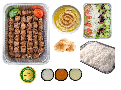 Photo of Lamb Kebab Combo Meal - 20ppl