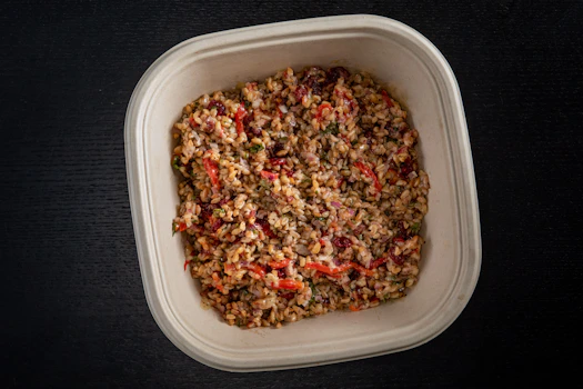 Photo of Tray of White Balsamic Farro