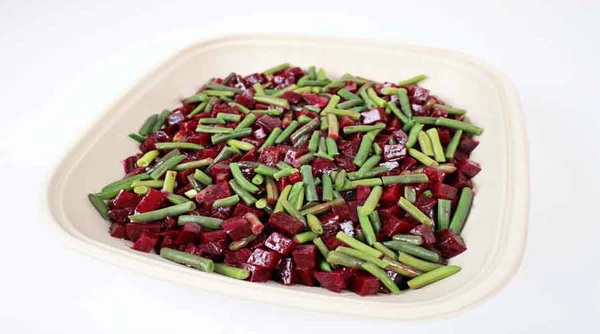 Photo of Half Tray of Beets & String Bean Vinaigrette Salad