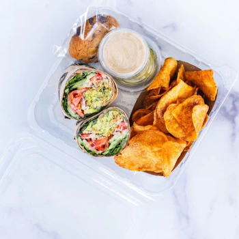 Photo of Falafel Wrap Boxed Meal