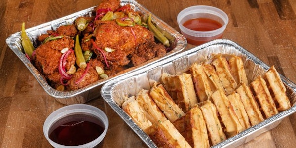 Photo of Nashville Hot Dip Fried Chicken and Waffles