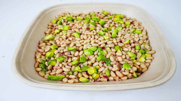 Photo of Half Tray of White Bean & Avocado Salad