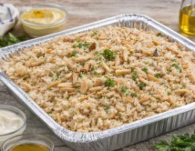 Photo of Half Tray of Brown Rice