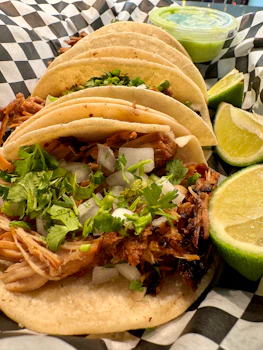 Photo of Pastor Pork Taco Plate with Flour Tortillas