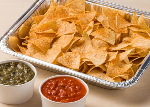 Photo of Tray of Chips and Salsa