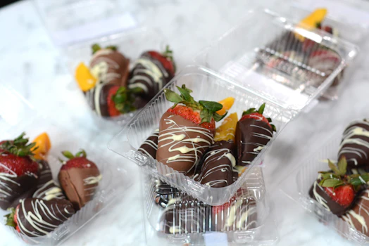 Photo of Serving of Chocolate Covered Fruit