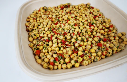 Photo of Half Tray of Chickpea Salad