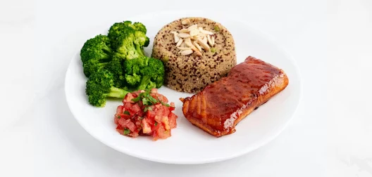 Photo of Soy-Ginger Glazed Scottish Salmon Platter