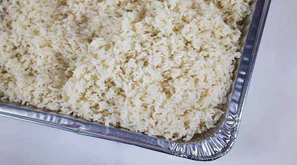 Photo of Half Tray of White Rice
