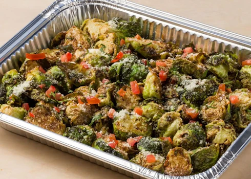 Photo of Tray of Brussels Sprouts