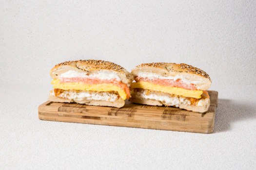 Photo of Smoked Salmon Stack Sandwich