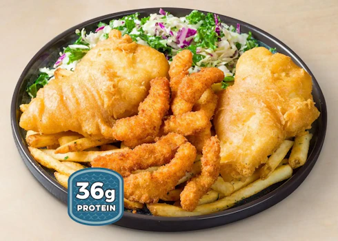 Photo of Battered Cod & Breaded Calamari