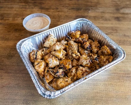 Photo of Tray of Grilled Turkey Tips