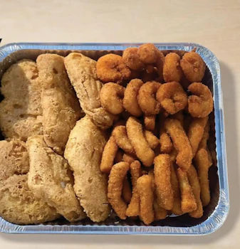 Photo of Tray of Seafood Sampler