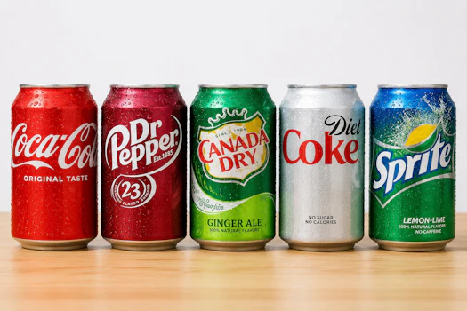 Photo of Various Canned Soda