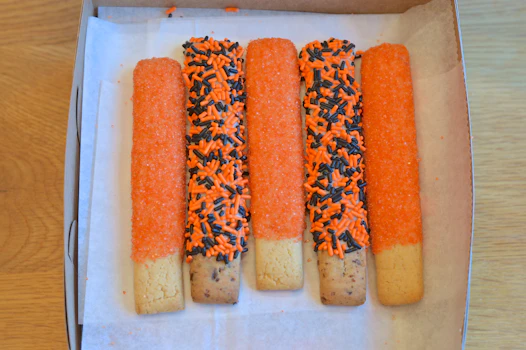 Photo of Dozen Colorful Cookie Sticks For Halloween