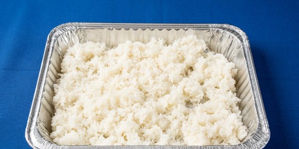 Photo of Tray of White Rice