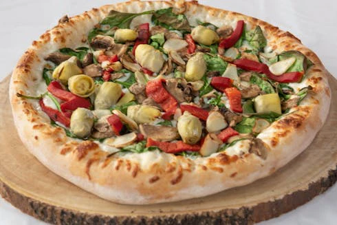 Photo of 10" Chicken Basil Pesto Pizza