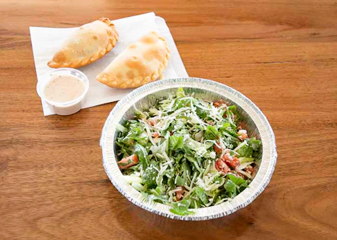 Photo of Two Empanadas & Half Rugola Salad