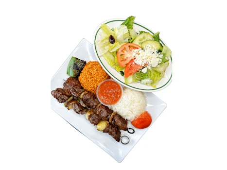 Photo of Steak Kebab Meal (Two skewer)