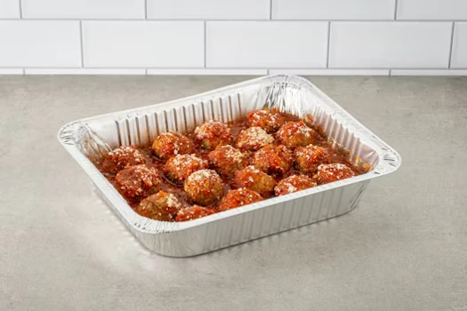 Photo of Tray of Meatballs Marinara