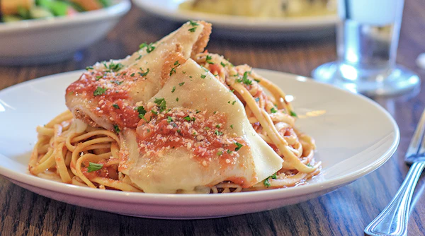 Photo of Parmesan Crusted Chicken Pasta