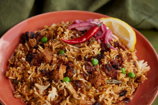 Photo of Tray of Keema Biryani