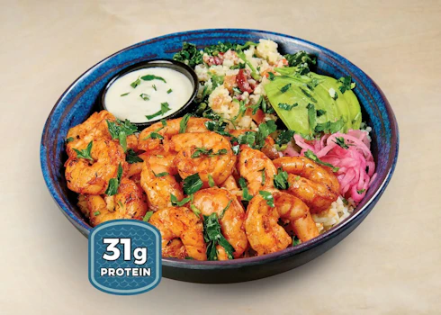 Photo of Mediterranean Shrimp Bowl