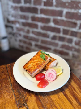 Photo of Half Tray of Fresh Grilled Salmon