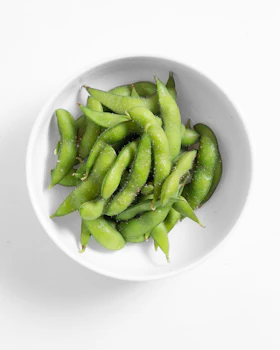 Photo of Tray of Edamame