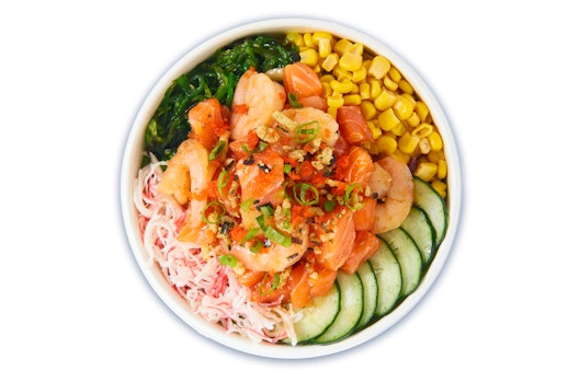 Photo of Gluten-Free Shrimp & Salmon Poke Bowl