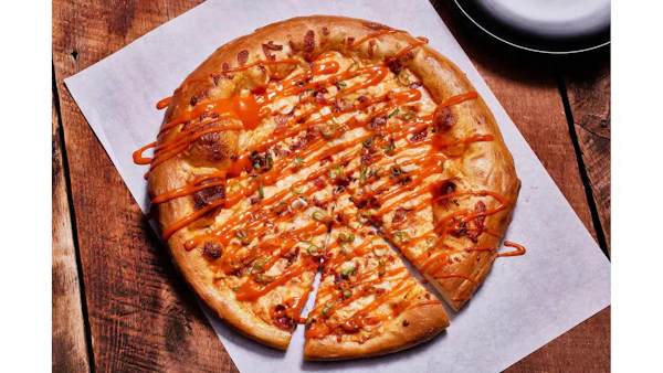 Photo of 12" Spicy Chicken Jalapeno Bacon Ranch Pizza