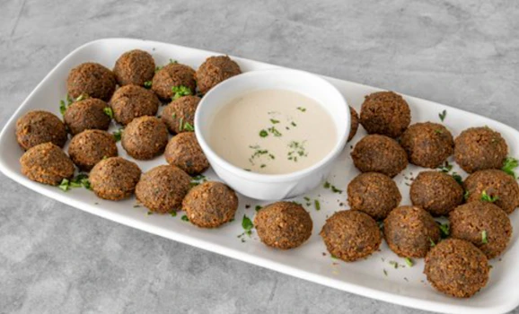 Photo of Tray of Falafel
