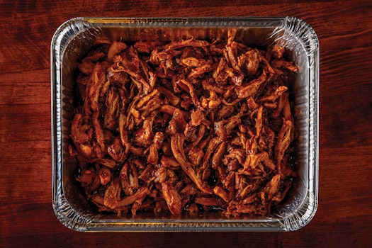 Photo of Half Tray of Chipotle BBQ Pulled Chicken