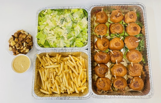 Photo of Small Sliders Catering Package