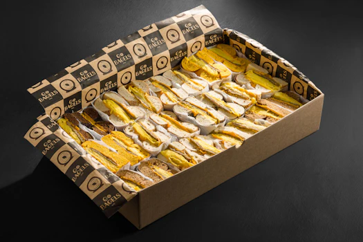Photo of Chicken Sausage, Egg & Cheese Bagel Sandwich Box