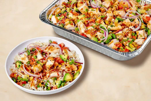 Photo of Tray of Island Teriyaki Chicken Bowls