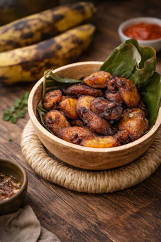 Photo of Half Tray of Fried Sweet Plantains