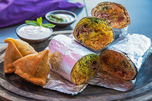Photo of Chicken Tikka Masala Super Kati Roll Meal