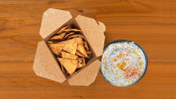 Photo of Tzatziki and Chips - Protein: 17g