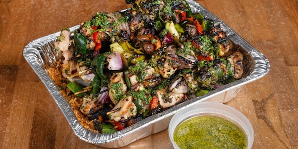 Photo of BBQ Chicken Skewer Platter