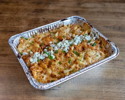 Photo of Tray of Buffalo Chicken Mac
